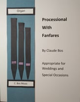 Processional With Fanfares Organ sheet music cover